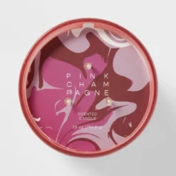 28oz Glass Champagne Candle Light Pink - Opalhouse™ -Opalhouse sale shop GUEST 02057e90 68e1 4438 a010 8cbd29d85bc6