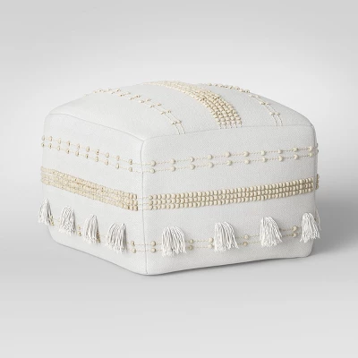 Lory Pouf Textured White - Opalhouse™ Lory Pouf Textured White - Opalhouse™ -Opalhouse sale shop GUEST 1a423fc8 81d2 4b40 9d99 79588f91146c