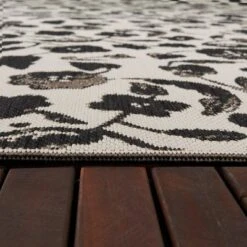 Floral Outdoor Rug Black - Opalhouse™ -Opalhouse sale shop GUEST 2794d941 44a7 42ac 82ac 0ab33b9558f1