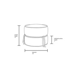 Olivia Round Pouf Rust - Opalhouse™ Designed With Jungalow™ -Opalhouse sale shop GUEST 2dec2442 055a 49e6 a91f e3a92174e078