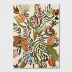 Floral Wool Tufted Area Rug Pink/White - Opalhouse™ -Opalhouse sale shop GUEST 31188344 1764 41c8 b8db cf880ff73088