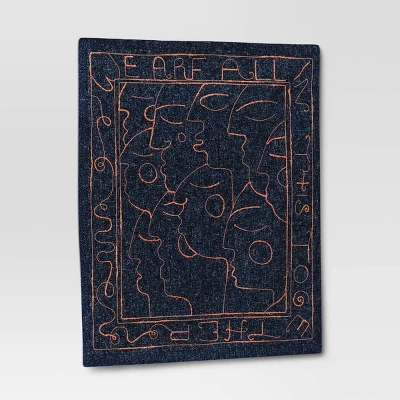 30" x 36" We Are All In This Together Cotton Embroidered Woven Polyester/Cotton Slub Wall Art Blue - Opalhouse™ 30" X 36" We Are All In This Together Cotton Embroidered Woven Polyester/Cotton Slub Wall Art Blue - Opalhouse™ -Opalhouse sale shop GUEST 3f9f0c0c 533b 463e a4dc 07317e5e0f9d