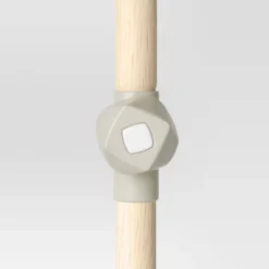 7.5'x7.5' Decorative Trim Scalloped Outdoor Market Umbrella Blue - Opalhouse™ Designed With Jungalow™ -Opalhouse sale shop GUEST 5e2481f7 3c2c 4690 b3cb fab28cd5ef30