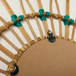 30" Dia Rattan Mirror With Cotton Cord - Opalhouse™ Designed With Jungalow™ -Opalhouse sale shop GUEST 609e683e 9806 4ac4 8a85 94ad2e7f6e22