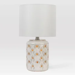 Diamond Cutout Table Lamp With Lit Base - Opalhouse™ -Opalhouse sale shop GUEST 60da54ce 0527 407f a2b6 270a9b9bd46a