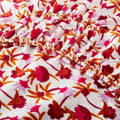 Printed Cotton Percale Sheet Set - Opalhouse™ designed with Jungalow™ Printed Cotton Percale Sheet Set - Opalhouse™ Designed With Jungalow™ -Opalhouse sale shop GUEST 6372ee96 7b25 4ba9 a5f0 72f4828e439b