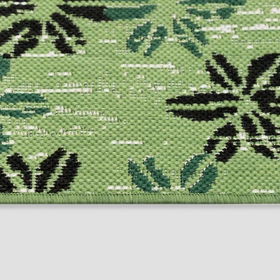 5' x 7' Floral Stamp Outdoor Rug Green - Opalhouse™ 5' X 7' Floral Stamp Outdoor Rug Green - Opalhouse™ -Opalhouse sale shop GUEST 6bf8d430 59fc 44d6 ad14 a69b10e955f1