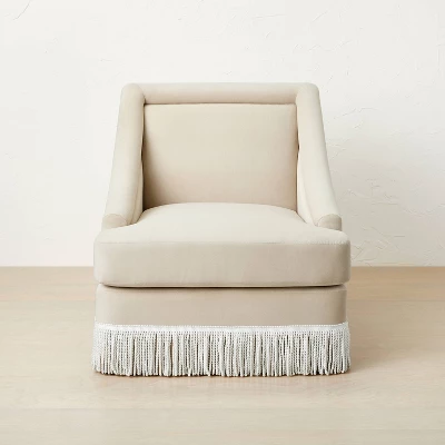 Alberhill Velvet Accent Chair with Fringe - Opalhouse™ designed with Jungalow™ Alberhill Velvet Accent Chair With Fringe - Opalhouse™ Designed With Jungalow™ -Opalhouse sale shop GUEST 6e15116a cec0 488c a9fe c83cba42ab55