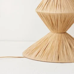 Faux Raffia Floor Lamp Brown (Includes LED Light Bulb) - Opalhouse™ Designed With Jungalow -Opalhouse sale shop GUEST 722eef02 bd1a 4345 bc17 2300537469fc