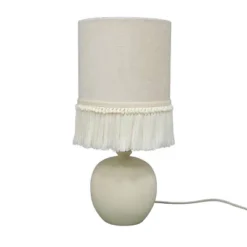 Small Table Lamp With Fringe Shade Off-White (Includes LED Light Bulb) - Opalhouse™ Designed With Jungalow™ -Opalhouse sale shop GUEST 7b52390b 0f9b 4c1c be8b 991b426944b8