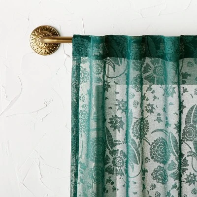 36"-66" Medallion Snap Grip French Curtain Rod Brass - Opalhouse™ designed with Jungalow™ 36"-66" Medallion Snap Grip French Curtain Rod Brass - Opalhouse™ Designed With Jungalow™ -Opalhouse sale shop GUEST 87d1fd25 149c 4ac9 ba4a b0daa5af47d6