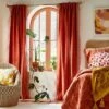 1pc Light Filtering Velvet Macrame Trim Window Curtain Panel Burnt Orange - Opalhouse™ Designed With Jungalow™ 2 1pc Light Filtering Velvet Macrame Trim Window Curtain Panel Burnt Orange - Opalhouse™ Designed With Jungalow™ -Opalhouse sale shop GUEST 92dfaf13 4813 4967 a623 6cda6de279dc