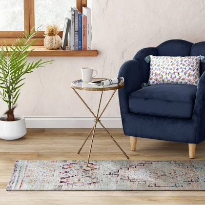 2'4"x7' Runner Distressed Geo Persian Style Rug Blush - Opalhouse™ 2'4"x7' Runner Distressed Geo Persian Style Rug Blush - Opalhouse™ -Opalhouse sale shop GUEST a6c6e72b ba8a 4b06 86f1 8fee9f00d640