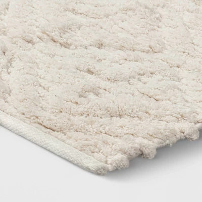 Textured Diamond Shag Bath Rug Cream - Opalhouse™ Textured Diamond Shag Bath Rug Cream - Opalhouse™ -Opalhouse sale shop GUEST af8db595 290c 4a45 8750 81322df3f29b