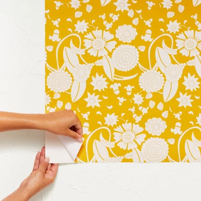 Idris Flower Wallpaper Pharaoh Gold - Opalhouse™ designed with Jungalow™ Idris Flower Wallpaper Pharaoh Gold - Opalhouse™ Designed With Jungalow™ -Opalhouse sale shop GUEST afa3c2c7 d4a3 4da6 989a 5ea8e7d3bc25