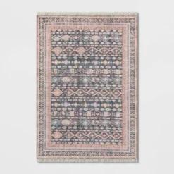 Alexandra Floral Printed Border Persian Rug Blush - Opalhouse™ -Opalhouse sale shop GUEST b64cccec 5c26 44cb bb19 1be2036f9757