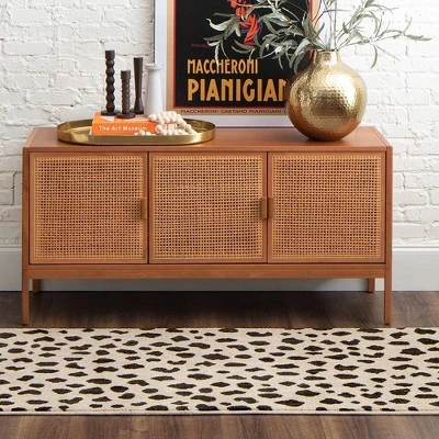 Daffodil Leopard Print Woven Rug - Threshold™ Daffodil Leopard Print Woven Rug - Threshold™ -Opalhouse sale shop GUEST ca6f0185 7f07 4025 bbdb 2103d7e23c18