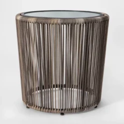 Latigo 3pc Rattan Patio Chat Set, Outdoor Furniture Set - Gray/Brown - Opalhouse™ -Opalhouse sale shop GUEST d8cebc9c de65 46b7 835c a1ae4a0dd376