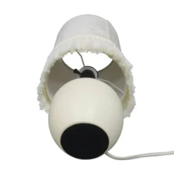 Small Table Lamp With Fringe Shade Off-White (Includes LED Light Bulb) - Opalhouse™ Designed With Jungalow™ -Opalhouse sale shop GUEST d90258f8 fdb3 4965 9481 654431d459c8