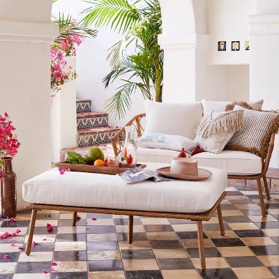 Britanna Oversized Patio Ottoman - Linen - Opalhouse™ Britanna Oversized Patio Ottoman - Linen - Opalhouse™ -Opalhouse sale shop GUEST de9a533d b55e 48a9 be0b d26195903417