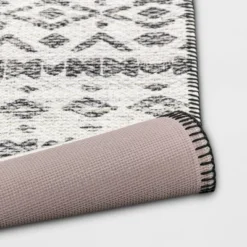 Diamond Printed Accent Aztec Rug Black - Opalhouse™ 2 Diamond Printed Accent Aztec Rug Black - Opalhouse™ -Opalhouse sale shop GUEST e3046680 f1c2 4786 85e6 13127e4d5137