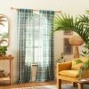 1pc Sheer Vines Burnout Window Curtain Panel Green - Opalhouse™ Designed With Jungalow™ 3 1pc Sheer Vines Burnout Window Curtain Panel Green - Opalhouse™ Designed With Jungalow™ -Opalhouse sale shop GUEST e4443a31 f1d1 4db6 b0f4 90da97196c12 1