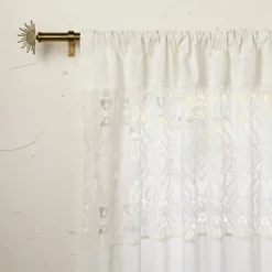 1pc Sheer Banded Geo Macrame Window Curtain Panel White - Opalhouse™ Designed With Jungalow™ 3 1pc Sheer Banded Geo Macrame Window Curtain Panel White - Opalhouse™ Designed With Jungalow™ -Opalhouse sale shop GUEST e45ca8b5 c8fb 4bcd 9418 e1344d66992c