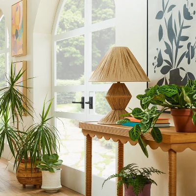 Faux Raffia Table Lamp Brown (Includes LED Light Bulb) - Opalhouse™ designed with Jungalow™ Faux Raffia Table Lamp Brown (Includes LED Light Bulb) - Opalhouse™ Designed With Jungalow™ -Opalhouse sale shop GUEST e9bf297e 12db 44fa a79a bc294c6fd5fe