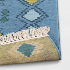 7'x10' Bright Moroccan Rectangular Woven Outdoor Area Rug Indigo - Opalhouse™ -Opalhouse sale shop GUEST f1512d73 cd59 4071 a29a efd457754733