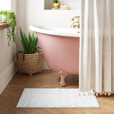 Floral Bath Rug True White - Opalhouse™ Floral Bath Rug True White - Opalhouse™ -Opalhouse sale shop GUEST f9aaec36 7b91 4180 b7fe 4aff7b31efe4