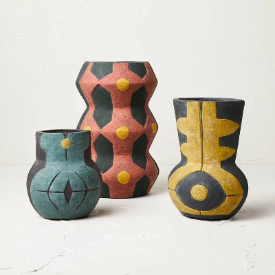 Small Geo Pattern Vase Yellow - Opalhouse™ designed with Jungalow™ Small Geo Pattern Vase Yellow - Opalhouse™ Designed With Jungalow™ -Opalhouse sale shop GUEST ffdfb76e 4af7 4a2f bf54 eb82c22ddd07